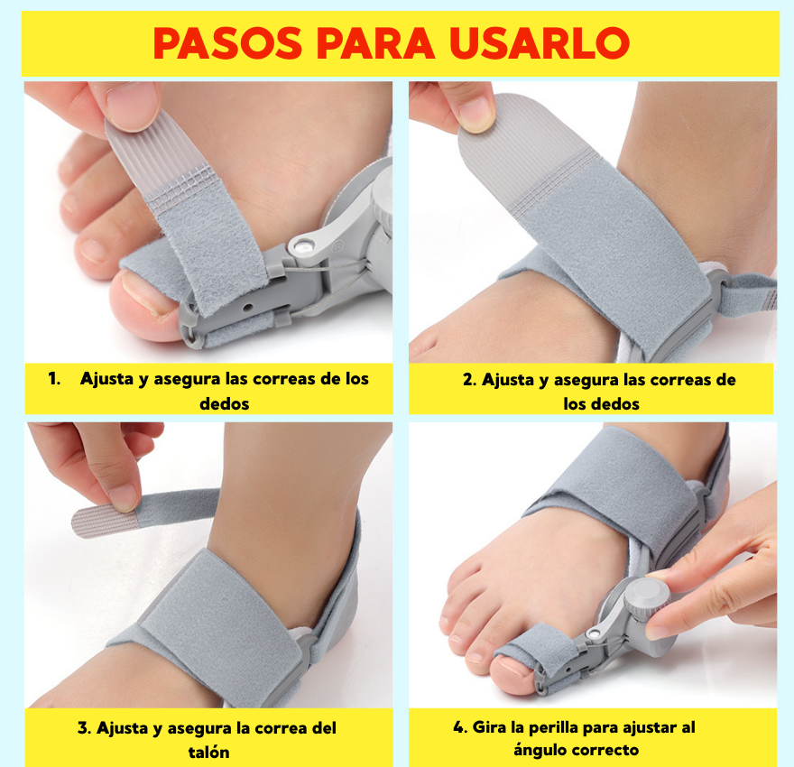 CORRECTOR DE JUANETES AJUSTABLE 180°| ALIVIA EL DOLOR