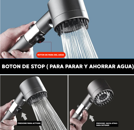 CABEZAL DUCHA MASAJEADORA ALTA PRESION | AHORRA 💧
