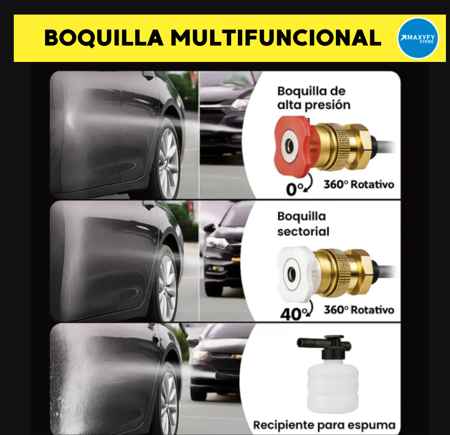 HIDRO LAVADORA PORTATIL PRO| INCLUYE 2 BATERIAS DE REGALO 🎁