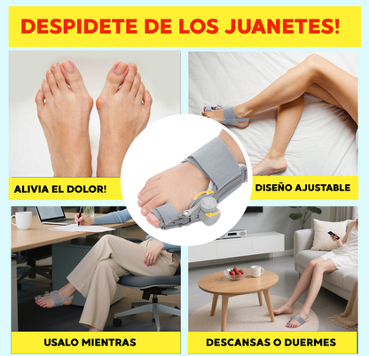 CORRECTOR DE JUANETES AJUSTABLE 180°| ALIVIA EL DOLOR