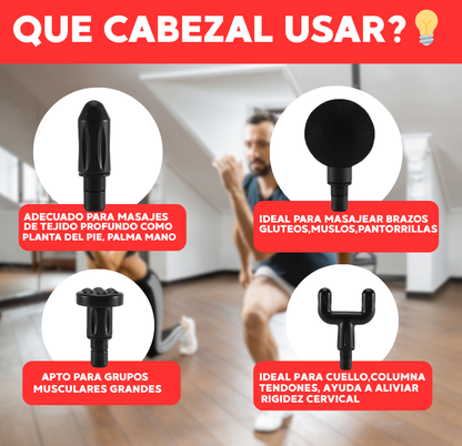 PISTOLA MASAJEADORA 4 EN 1| LIBERA TENSION 😌